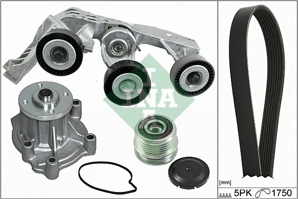 Water Pump + V-Ribbed Belt Kit (529 0081 30)