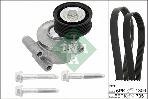 V-Ribbed Belt Set (529 0192 10)