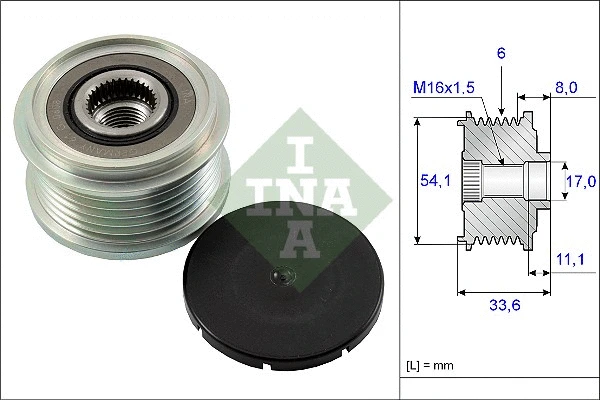 Alternator Freewheel Clutch (535 0059 10)