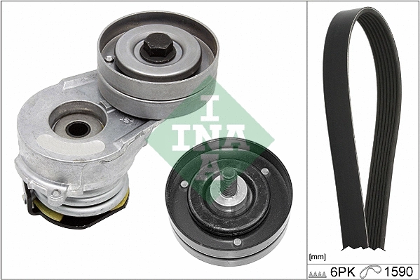 V-Ribbed Belt Set (529 0345 10)