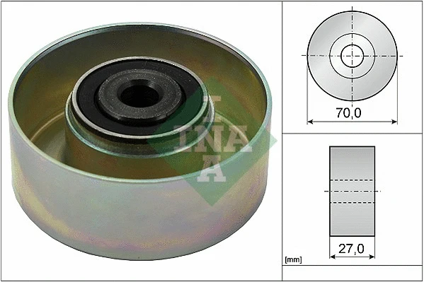 Deflection/Guide Pulley, V-ribbed belt (532 0214 10)
