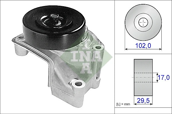 Belt Tensioner, V-ribbed belt (534 0195 10)