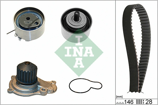 Water Pump & Timing Belt Kit (530 0641 30)