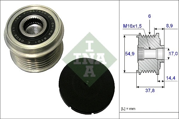 Alternator Freewheel Clutch (535 0217 10)