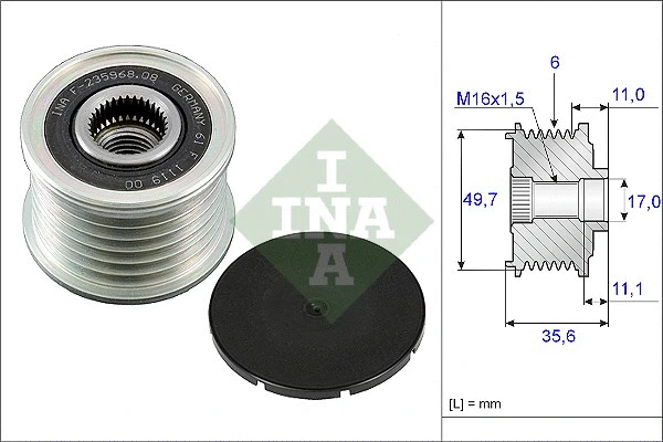 Alternator Freewheel Clutch (535 0086 10)