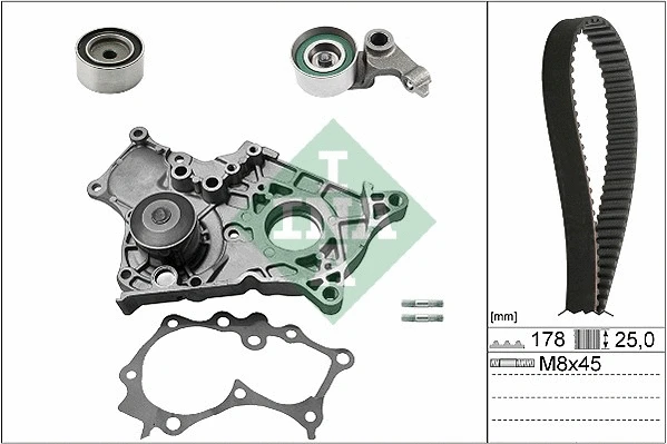 Water Pump & Timing Belt Kit (530 0422 30)