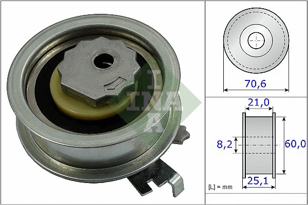 Tensioner Pulley, timing belt (531 0882 10)