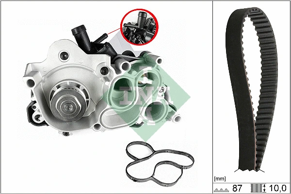 Water Pump & Timing Belt Kit (530 0742 30)