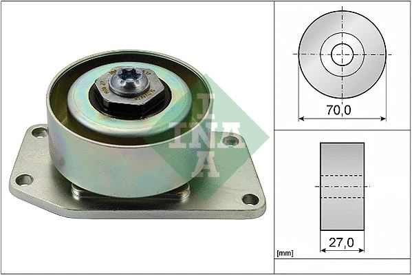 Tensioner Pulley, V-ribbed belt (531 0306 10)