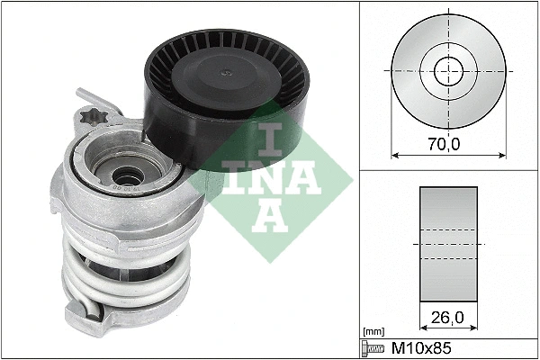 Belt Tensioner, V-ribbed belt (534 0708 10)