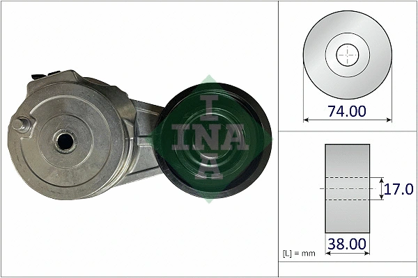 Belt Tensioner, V-ribbed belt (534 0853 10)