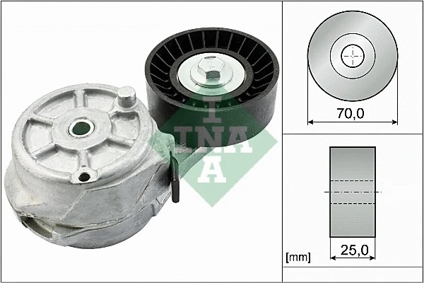 Belt Tensioner, V-ribbed belt (534 0547 10)