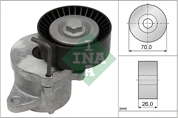 Belt Tensioner, V-ribbed belt (534 0439 10)