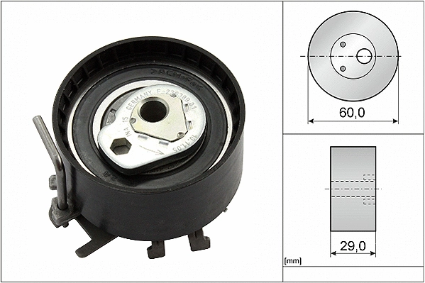 Tensioner Pulley, timing belt (531 0404 10)
