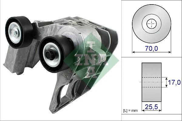 Belt Tensioner, V-ribbed belt (534 0467 10)