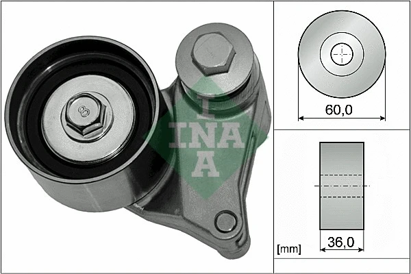 Tensioner Pulley, timing belt (531 0875 10)