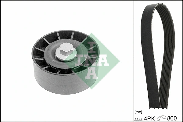 V-Ribbed Belt Set (529 0392 10)