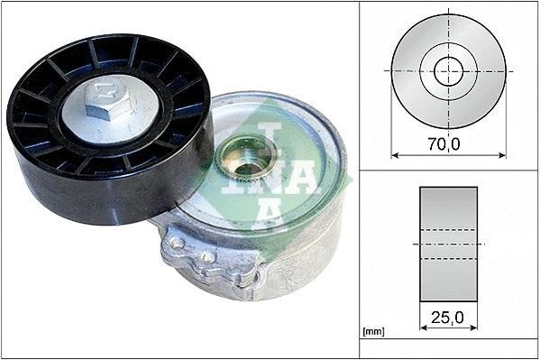 Belt Tensioner, V-ribbed belt (534 0334 10)