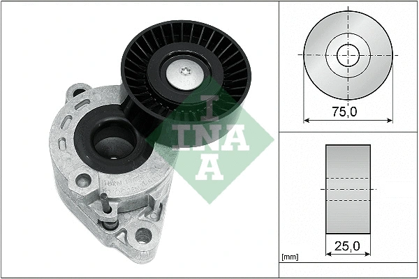 Belt Tensioner, V-ribbed belt (534 0721 10)