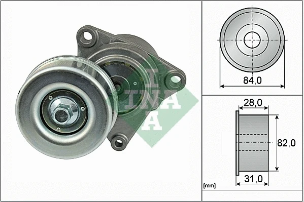 Belt Tensioner, V-ribbed belt (534 0359 10)