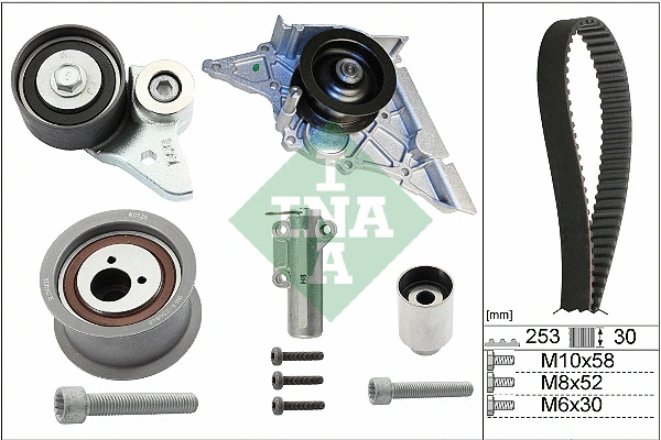 Water Pump & Timing Belt Kit (530 0366 30)