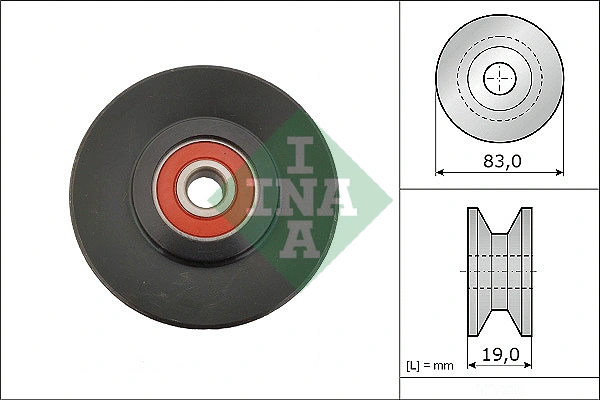 Tensioner Pulley, V-belt (531 0939 10)