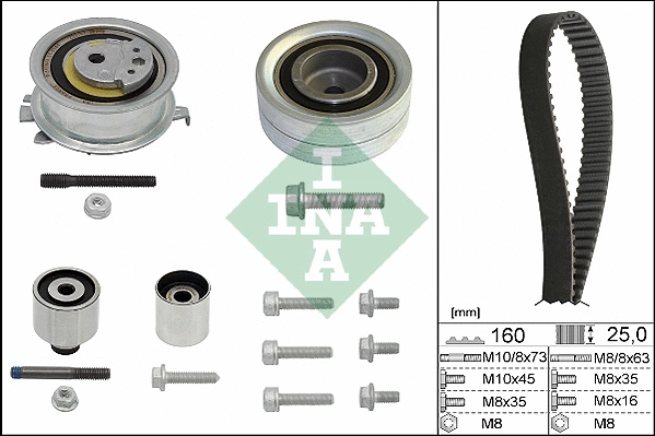 Timing Belt Kit (530 0550 10)
