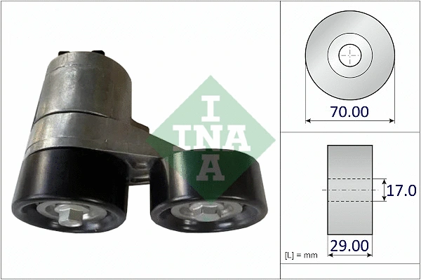 Belt Tensioner, V-ribbed belt (534 0834 10)