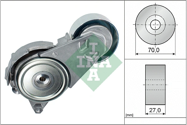 Belt Tensioner, V-ribbed belt (534 0408 10)
