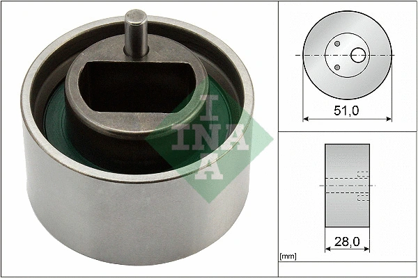 Tensioner Pulley, timing belt (531 0855 10)