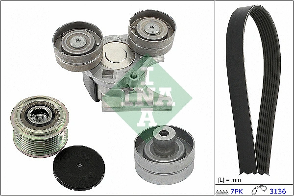 V-Ribbed Belt Set (529 0502 20)