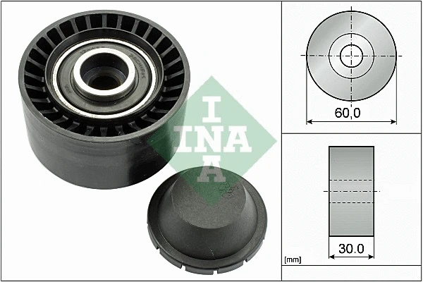 Deflection/Guide Pulley, V-ribbed belt (532 0320 10)