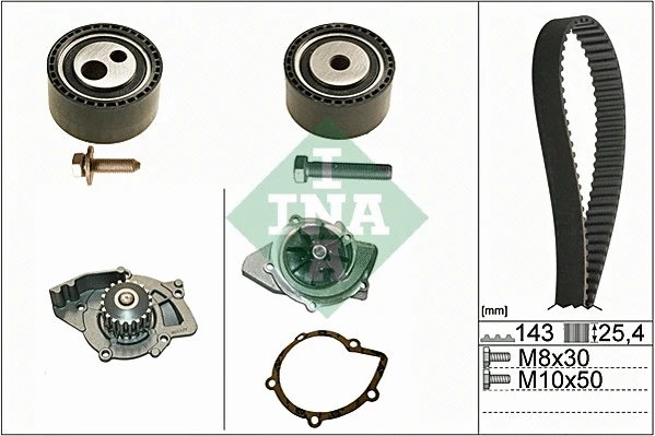Water Pump & Timing Belt Kit (530 0447 30)
