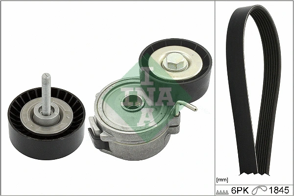 V-Ribbed Belt Set (529 0395 10)
