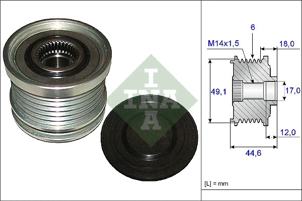 Alternator Freewheel Clutch (535 0182 10)