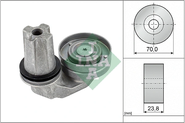 Belt Tensioner, V-ribbed belt (534 0635 10)