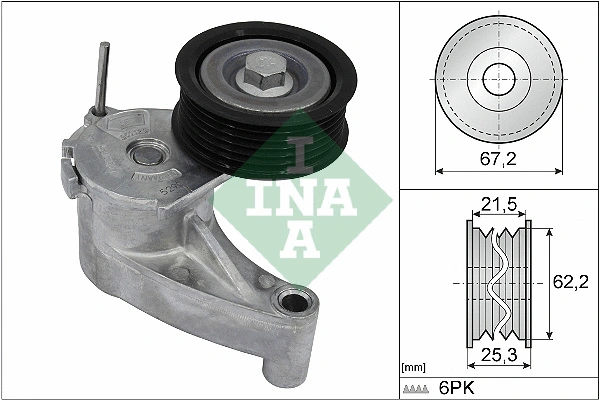 Belt Tensioner, V-ribbed belt (534 0710 10)