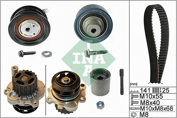 Water Pump & Timing Belt Kit (530 0361 31)