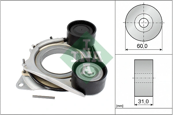 Belt Tensioner, V-ribbed belt (534 0683 10)