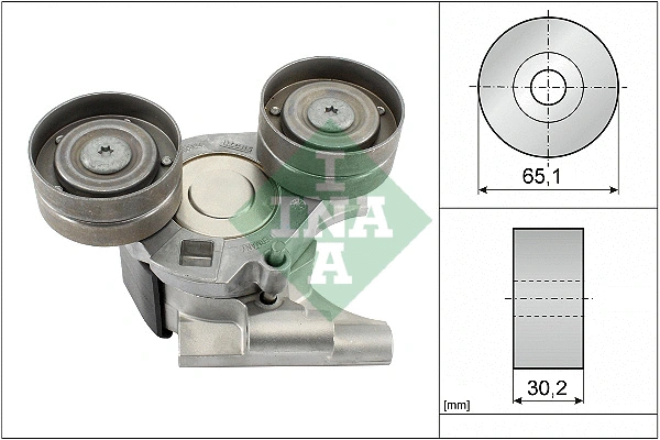 Belt Tensioner, V-ribbed belt (534 0684 10)