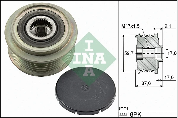 Alternator Freewheel Clutch (535 0035 10)