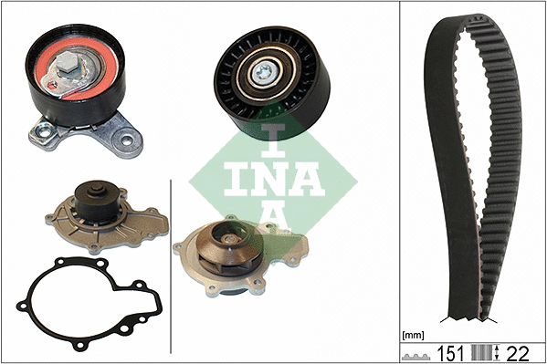 Water Pump & Timing Belt Kit (530 0572 30)