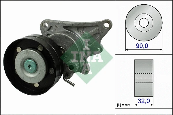 Belt Tensioner, V-ribbed belt (534 0473 10)