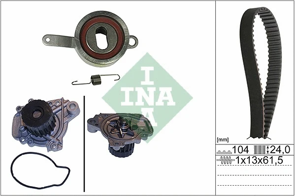 Water Pump & Timing Belt Kit (530 0314 30)