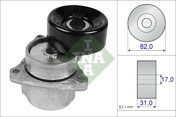 Belt Tensioner, V-ribbed belt (534 0216 10)