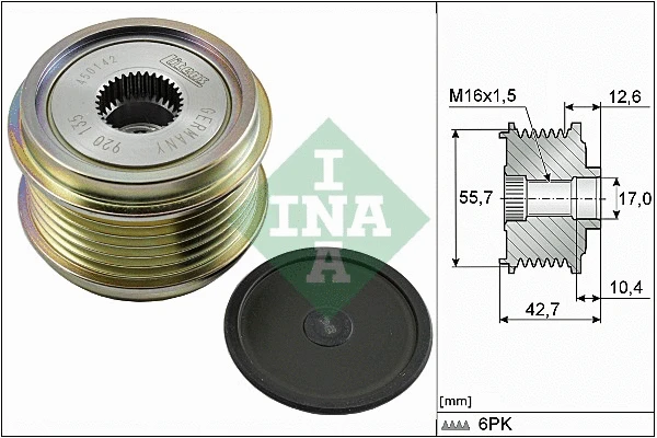 Alternator Freewheel Clutch (535 0276 10)