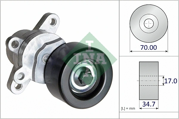 Belt Tensioner, V-ribbed belt (534 0623 10)
