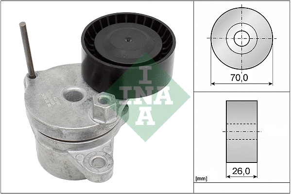 Belt Tensioner, V-ribbed belt (534 0649 10)