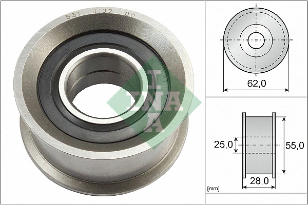 Tensioner Pulley, timing belt (531 0102 20)