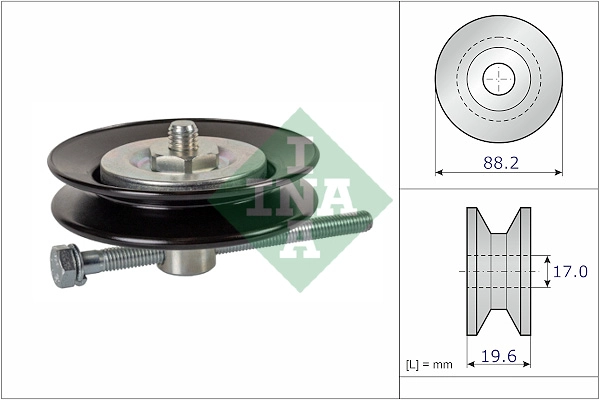 Tensioner Pulley, V-belt (531 1021 10)